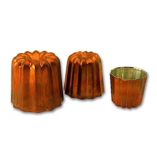 MALLARD FERRIERE Moule à Cannelés En Cuivre étamé 5,5 Cm X H 4,9 Cm Mallard Ferrière