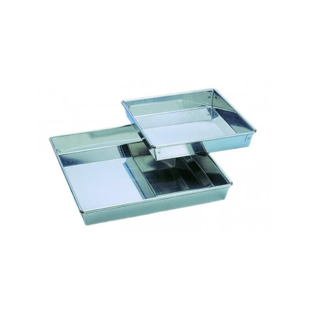 MALLARD FERRIERE Moule à Manqué Carré 22 X 22 Cm Fer Blanc