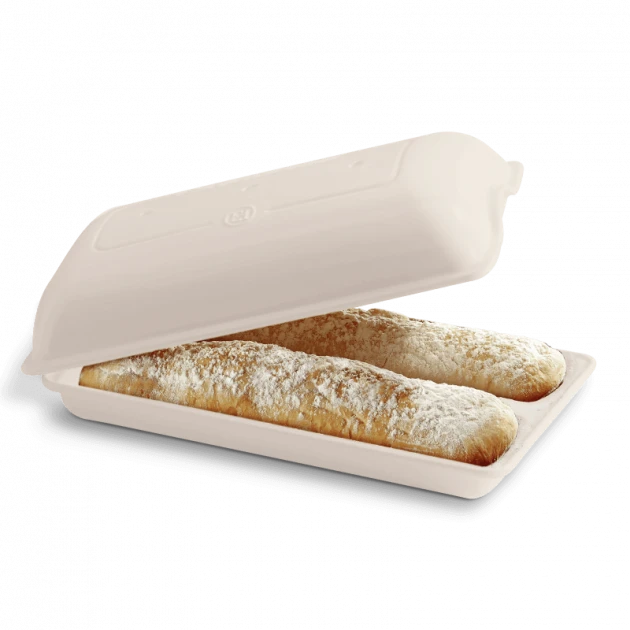 Moule à Pain Ciabatta En Céramique 39 Cm Lin Emile Henry – Image 4