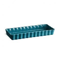 Moule à Tarte Rectangulaire En Céramique 15 X 36 Cm Calanque Emile Henry