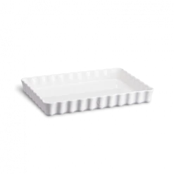 Moule à Tarte Rectangulaire En Céramique 33,5 X 24 Cm Farine Emile Henry