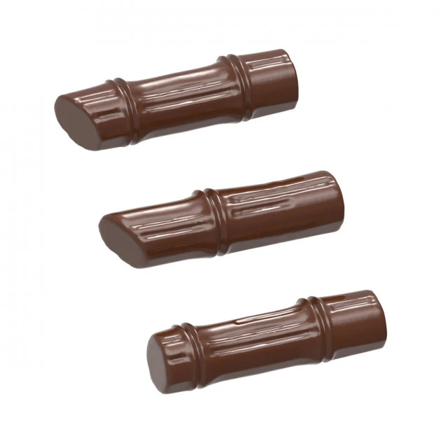 Moule Chocolat Bambou 5,2 X 1,55 Cm X H 0,7 Cm (x20) Chocolate World