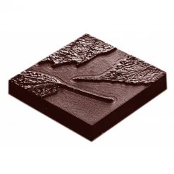 Moule Chocolat Carré Avec Feuille (x10) Chocolate World
