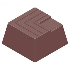 Moule Chocolat Carré Strié (x21) Chocolate World