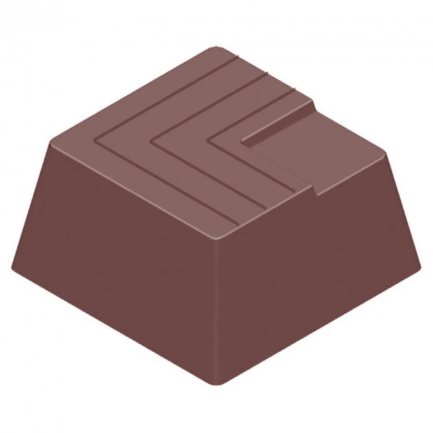 Moule Chocolat Carré Strié (x21) Chocolate World