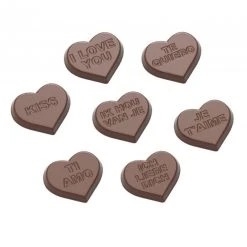 Moule Chocolat Coeur Je T'aime 30 Mm (x21) Chocolate World