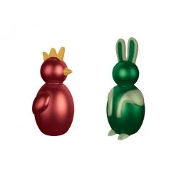 POP CHOCOLAT Moule Chocolat Poussin Et Lapin De Pâques (x4)