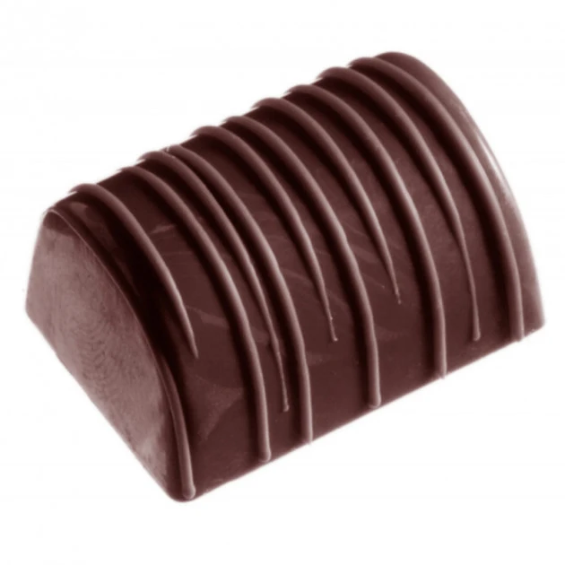 Moule Chocolat Rectangle Strié (x32) Chocolate World