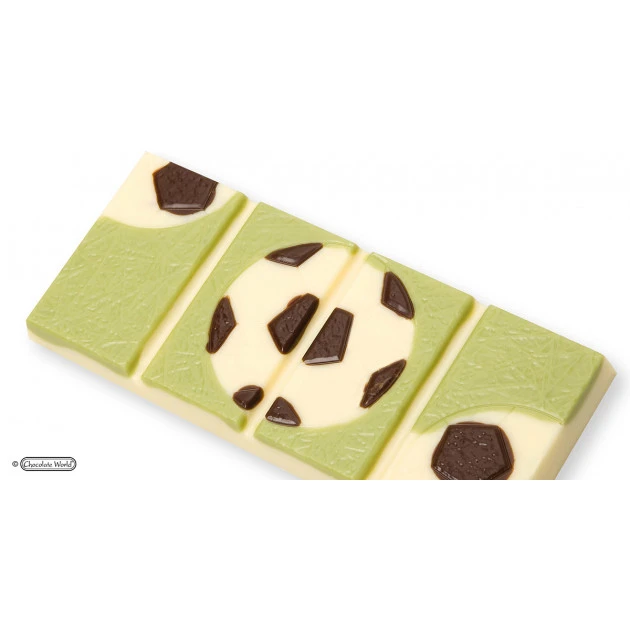 Moule Chocolat Tablette Football 11,4 X 5 Cm X H 0,95 Cm (x4) Chocolate World â Image 3