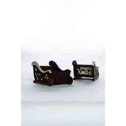 Moule Chocolat Traineau De Noël 18 X 10 Cm X H 9 Cm (x2) Pavoni