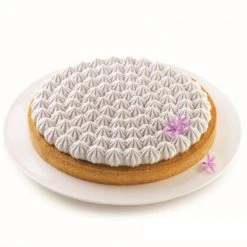 Moule En Silicone+Cercle Tarte Meringue Silikomart 3D Design