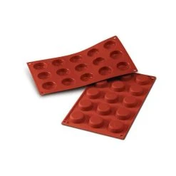 Moule Silicone Millassons 4 Cm X H 1,3 Cm (x15) Silikomart