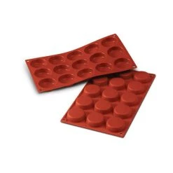 Moule Silicone Millassons 5 Cm X H 1,4 Cm (x15) Silikomart