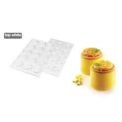 Moule Silicone 15 Tourbillons 9ml Petit Modèle Silikomart Professional