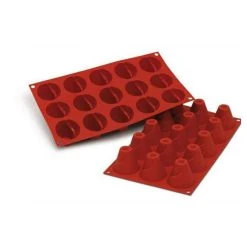 Moule Silicone Volcan Ø 5,2 Cm X H 4,4 Cm (x15) Silikomart