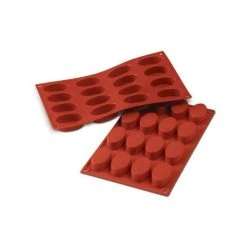 Moule Silicone 16 Ovales 5,5 X 3,3 Cm Silikomart