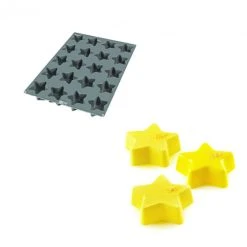 Moule Silicone 20 Etoiles Ø9,5 X 7 Cm 135ml SilikoMart Professional