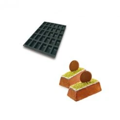 Moule Silicone 30 Mini Cakes 9,9 X 4,9 Cm 130ml SilikoMart Professional