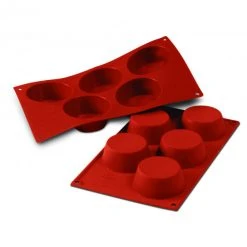 Moule Silicone Muffins 8,1 Cm X H 3,2 Cm (x5) Silikomart