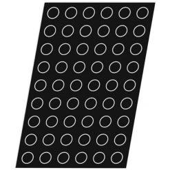 Moule Silicone 54 Mini-cylindres 3,8 Cm X H 1 Cm Flexipan