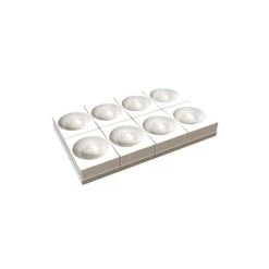 Moule Silicone 8 Demi-Sphères 13,5 X H 6,75 Cm Silikomart Professional