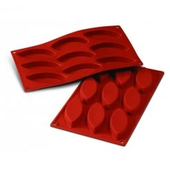 Moule Silicone 9 Barquettes 10 X 4,4 Cm Silikomart