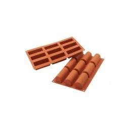 Moule Silicone 9 Bûchettes 83ml SilikoMart