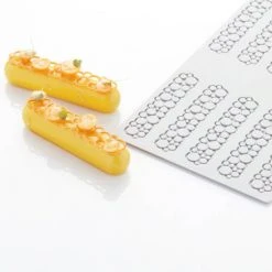 Moule Silicone Décor Cercles 12 X 2,5 X H 0,2 (x10) Pavoni