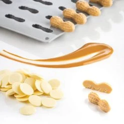 Moule Silicone Gourmand Cacahuète 4,7 X 1,9 X H 1,6 Cm (x24) Pavoni