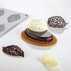 Moule Silicone Gourmand Plume 8,4 X 3,8 X H 0,2 Cm (x10) Pavoni