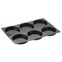 Moule Silicone Insert Rond Disco Ø 18 Cm X H 3 Cm (x6) Pavoflex
