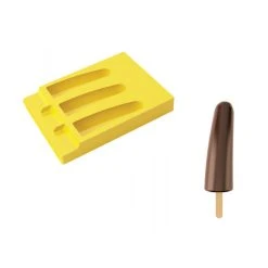 PAVONI Moule Silicone Ipanema 3,5 Cm X H 11 Cm (x3) Pavogel