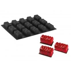 Moule Silicone Lovely 8 X 4,3 Cm X H 3,6 Cm (x15) Pavoflex