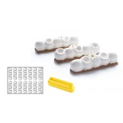 Moule Silicone Pelota 13 X 3,2 Cm X H 2,8 Cm (x14) Pavoflex