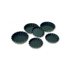 MATFER Moule Tartelette Cannelée Exopan Ø9cm H.1.5cm (x12)