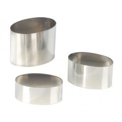 MALLARD FERRIERE Nonnette Ovale Inox 8 Cm H6 Cm