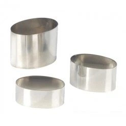 MALLARD FERRIERE Nonnette Ovale Inox 8cm H4 Cm