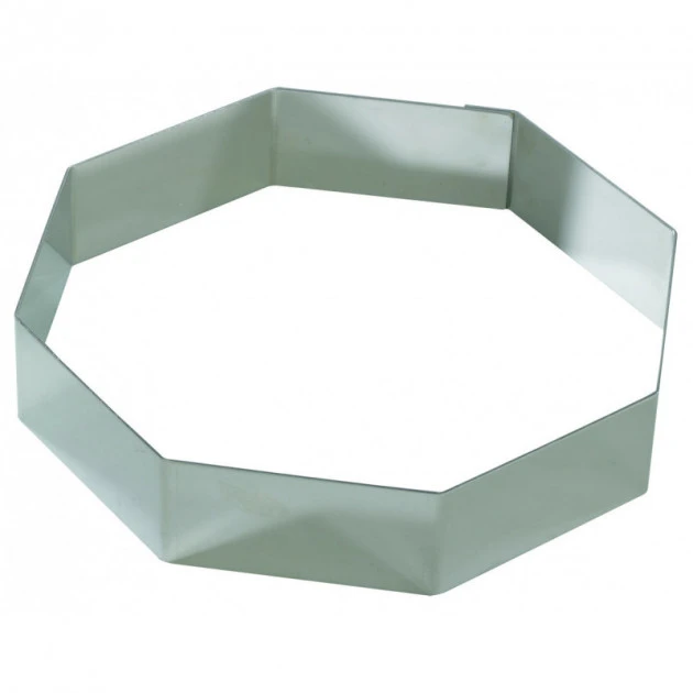 MALLARD FERRIERE Octogone Ă Mousse Inox 20 Cm X H 4,5 Cm Mallard