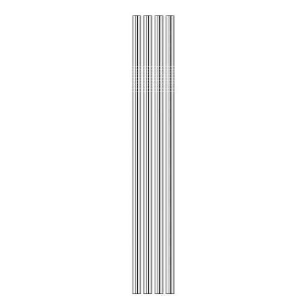 Paille En Inox Droite 21,5cm X4 Lebrun