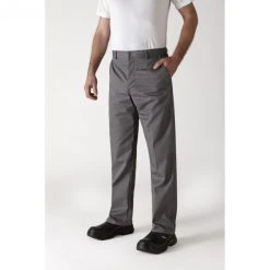 Pantalon De Cuisine Mixte Gris Anthracite TIMEO T.48 Robur