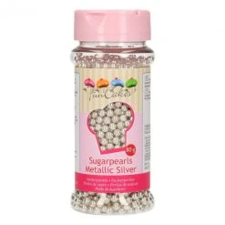 Perles De Sucre Argent Métallique 80g Funcakes