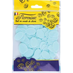 Petits Œufs Azyme Bleu 2,8 X 1,8 Cm Florensuc