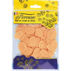Petits Œufs Azyme Orange 2,8 X 1,8 Cm Florensuc