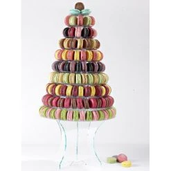 MALLARD FERRIERE Pied Cristal H 16 Cm Pour Pyramide à Macaron