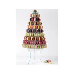 MALLARD FERRIERE Pied Cristal H 24 Cm Pour Pyramide à Macaron