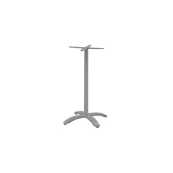 Pied De Mange-Debout En Métal Gris Aluminium Athena Lyrose