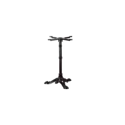 Pied De Table Base 3 Branches En Fonte Epoxy Noire Retro Lyrose