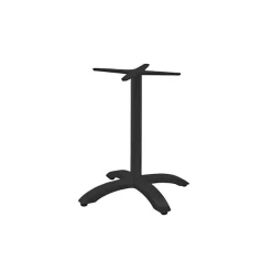 Pied De Table Base 4 Branches En Métal Noir Athena Lyrose