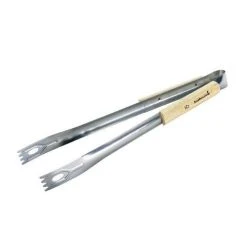 Pince Barbecue Avec Manche En Bois Barbecook