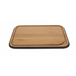 Planche à Découper Bambou Avec Rigole 25 X 17,5 Cm Noir Pebbly